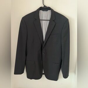Brooks Brothers Madison Fit Explorer Wool Blend Blazer in Charcoal Mens Size 41R
